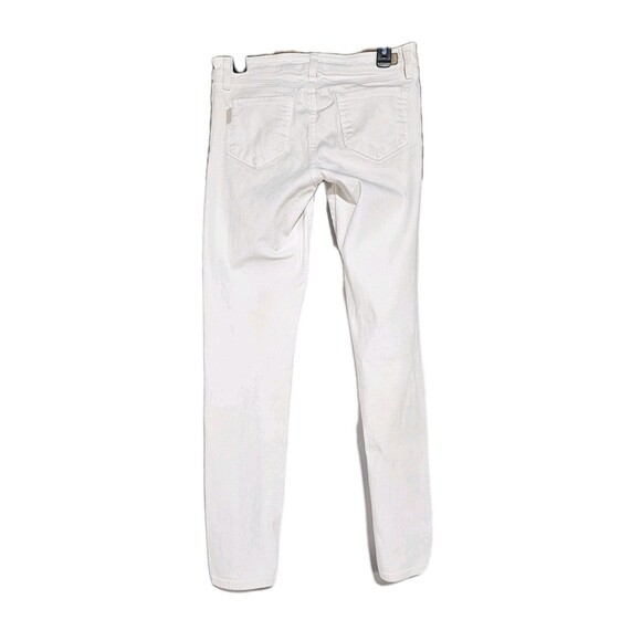 Paige Jeans Womens 28 White Skyline Ankle Peg Mid Rise Skinny Stretch Denim USA - Picture 3 of 11
